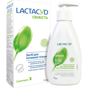 Гель для интимной гигиены Lactacyd Fresh освежающий, с дозатором, 200 мл